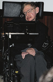 2006年，坐在轮椅上的霍金
